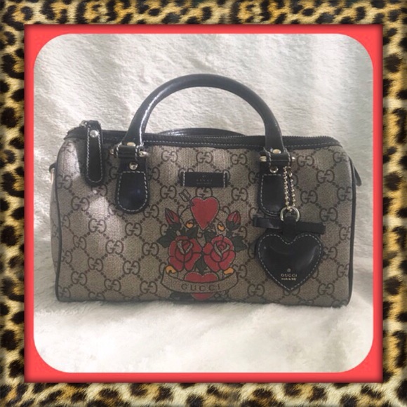 Gucci Handbags - AUTHENTIC Gucci Mini Tattoo Joy Boston Bag